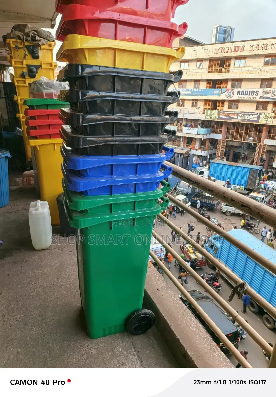 Garbage Plastic Waste Bins Brand New
