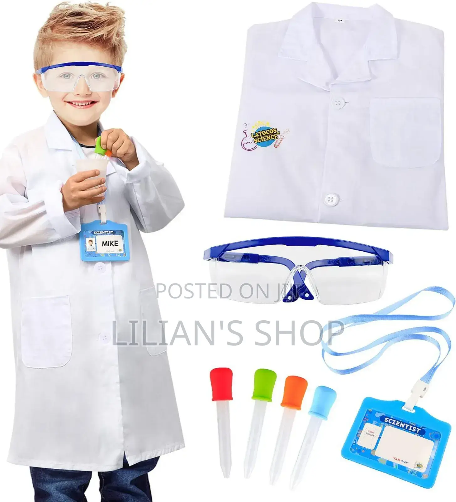 Kids Scientist Doctor Costume