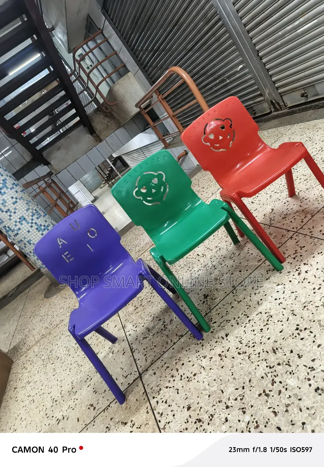 Kids Chairs Armless Big Size Plastic