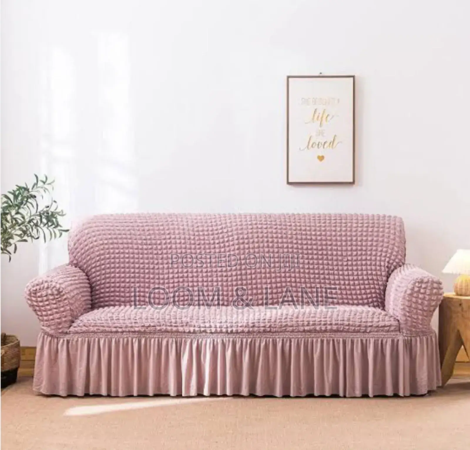 Solid Color Elastic Sofa Covers