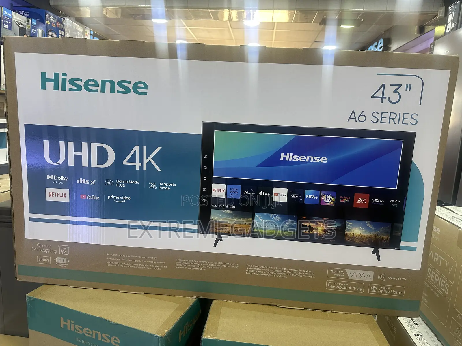 43” Uhd Hisense Model A6