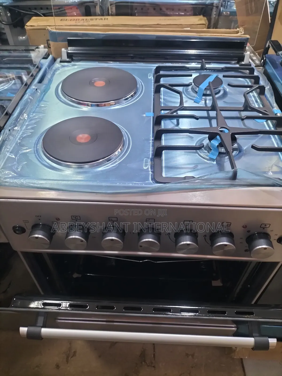 60x60 Freestanding Cooker Gas Burners and Electric Plates