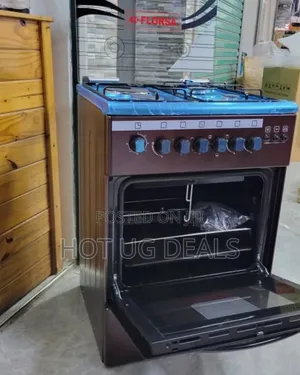 Florsa 60x60 3 Gas + 1 Hotplate Cooker, Electric Oven Timer