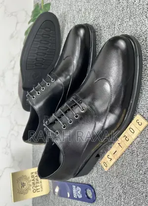 New Men’S Super Classic Black Formal/Gentle Lace Oxford Shoe