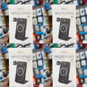 Portable Wireless Yesido Wireless Power Bank.