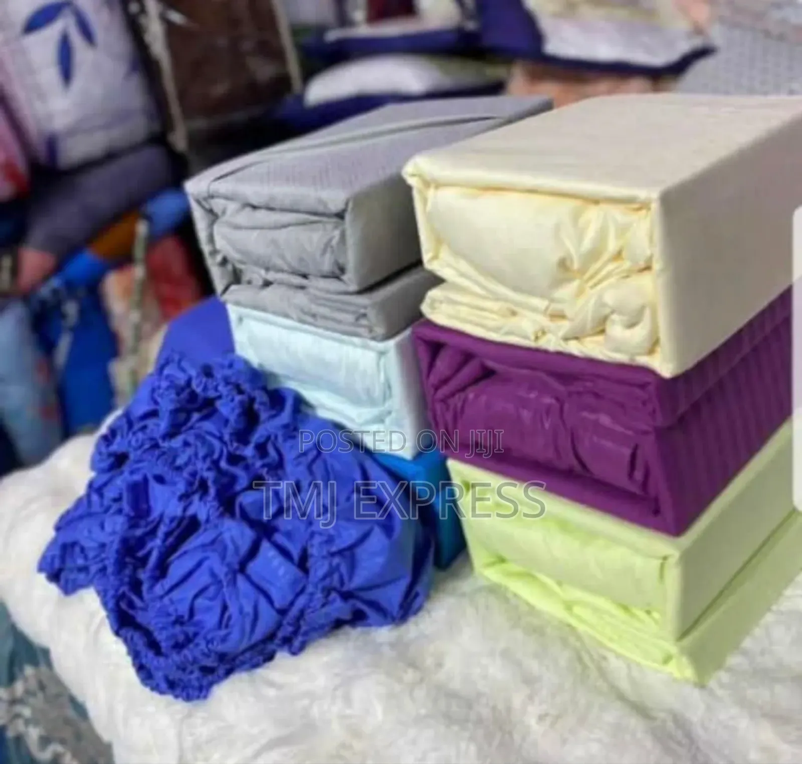 Egyptian Fitted Cotton Bedsheets 5x6 and 6x6