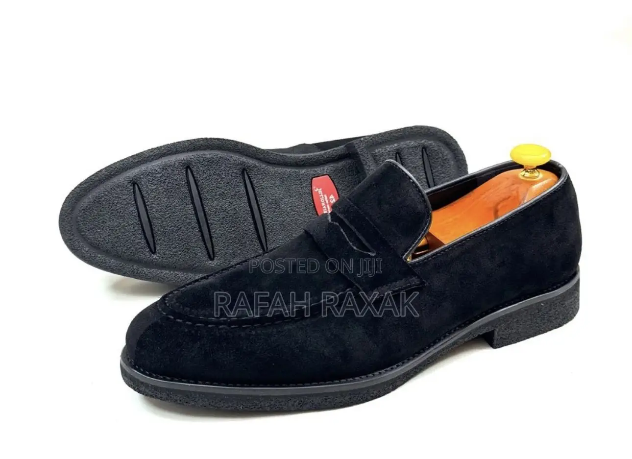 Original Men’S Super Classic Luxury Black Suede Loafers