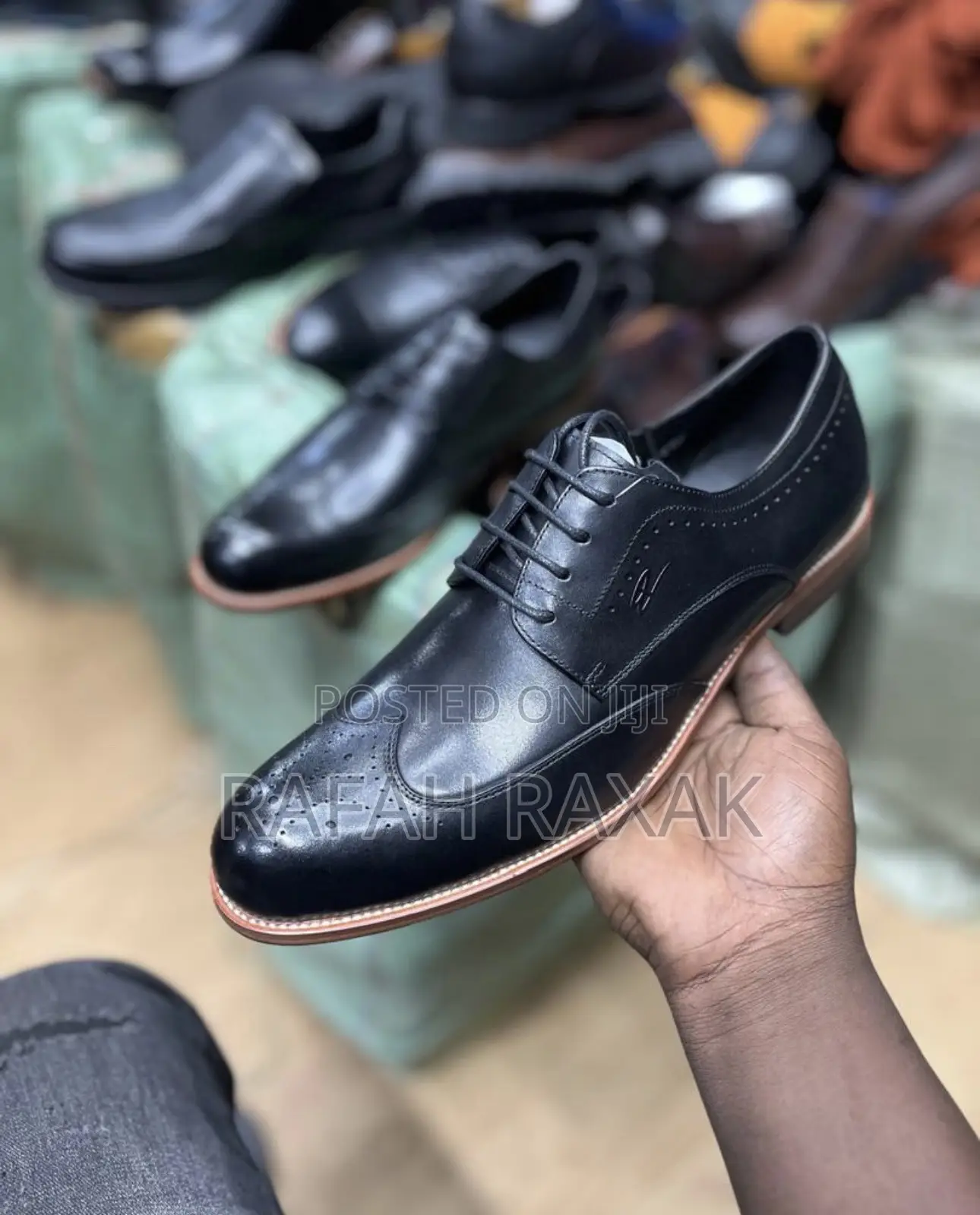Men’S Classic Stefano Borella Black Lace Up Oxford Shoes