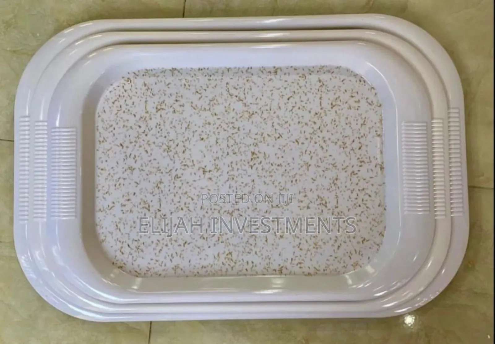3 PCS Melamine Serving Trays
