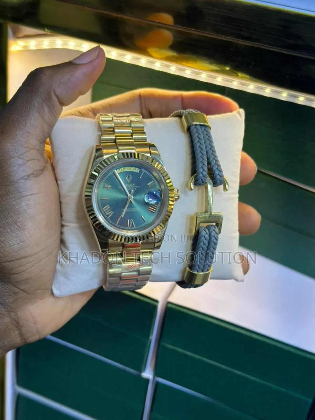 Rolex Watch With Full Date and Bangles Are Now Available