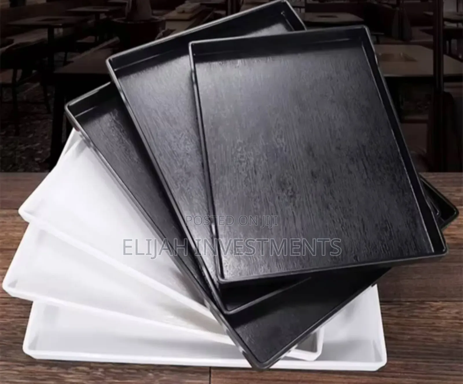 Melamine 3pcs Rectangular Food Trays