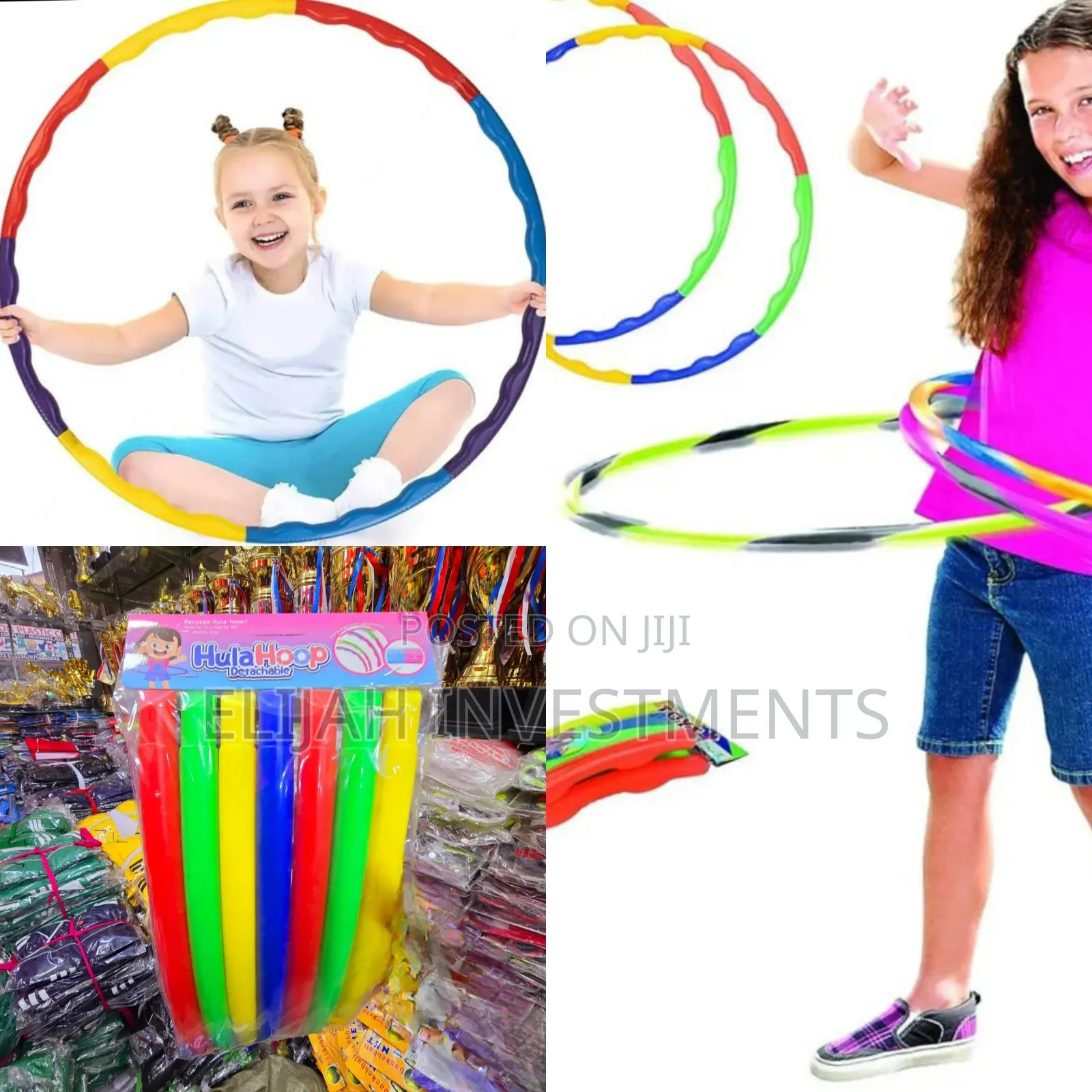 7pcs Detachable Adjustable Hula Hoop