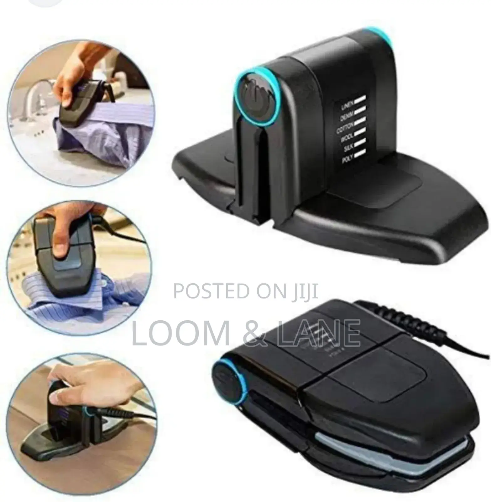 Compact Sleek Handheld Travel Press Iron
