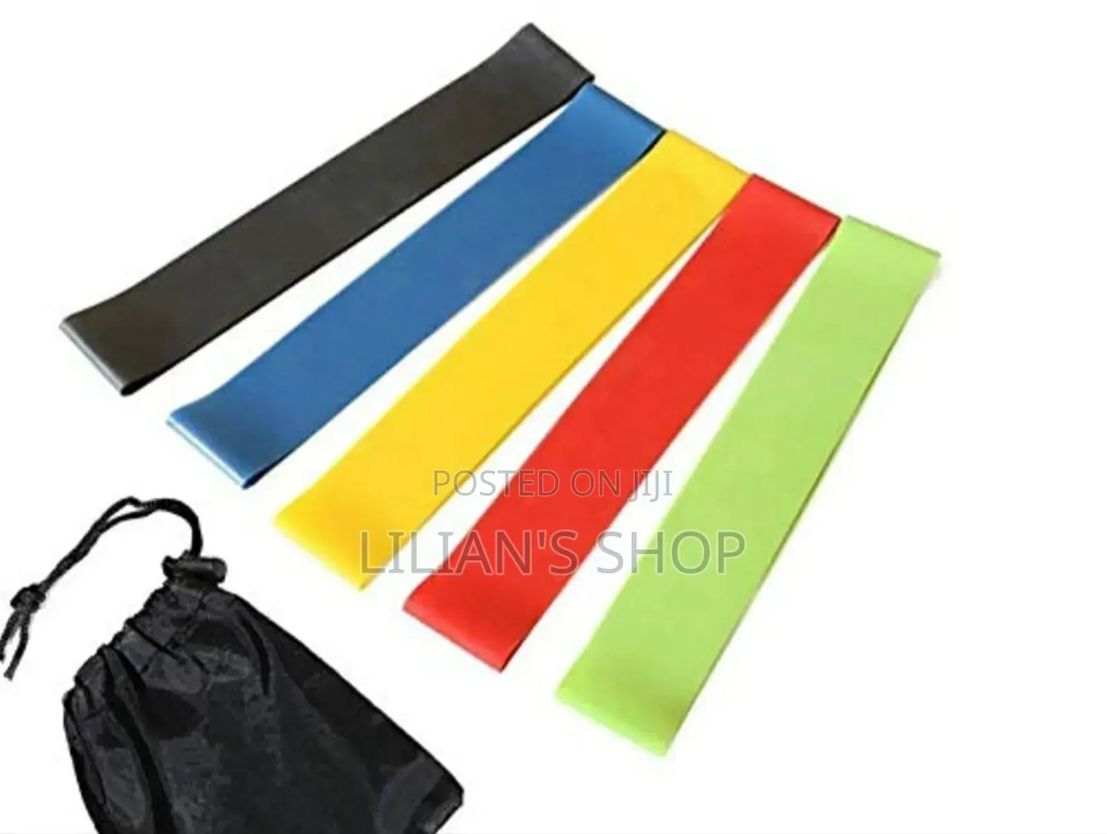 5 Pieces Multi Coloured Resistance Power Bands