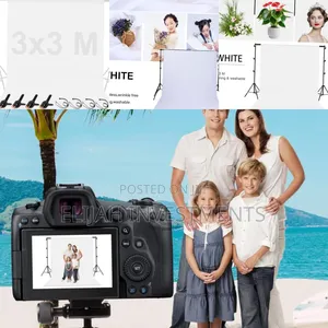 3m by 3m White Screen