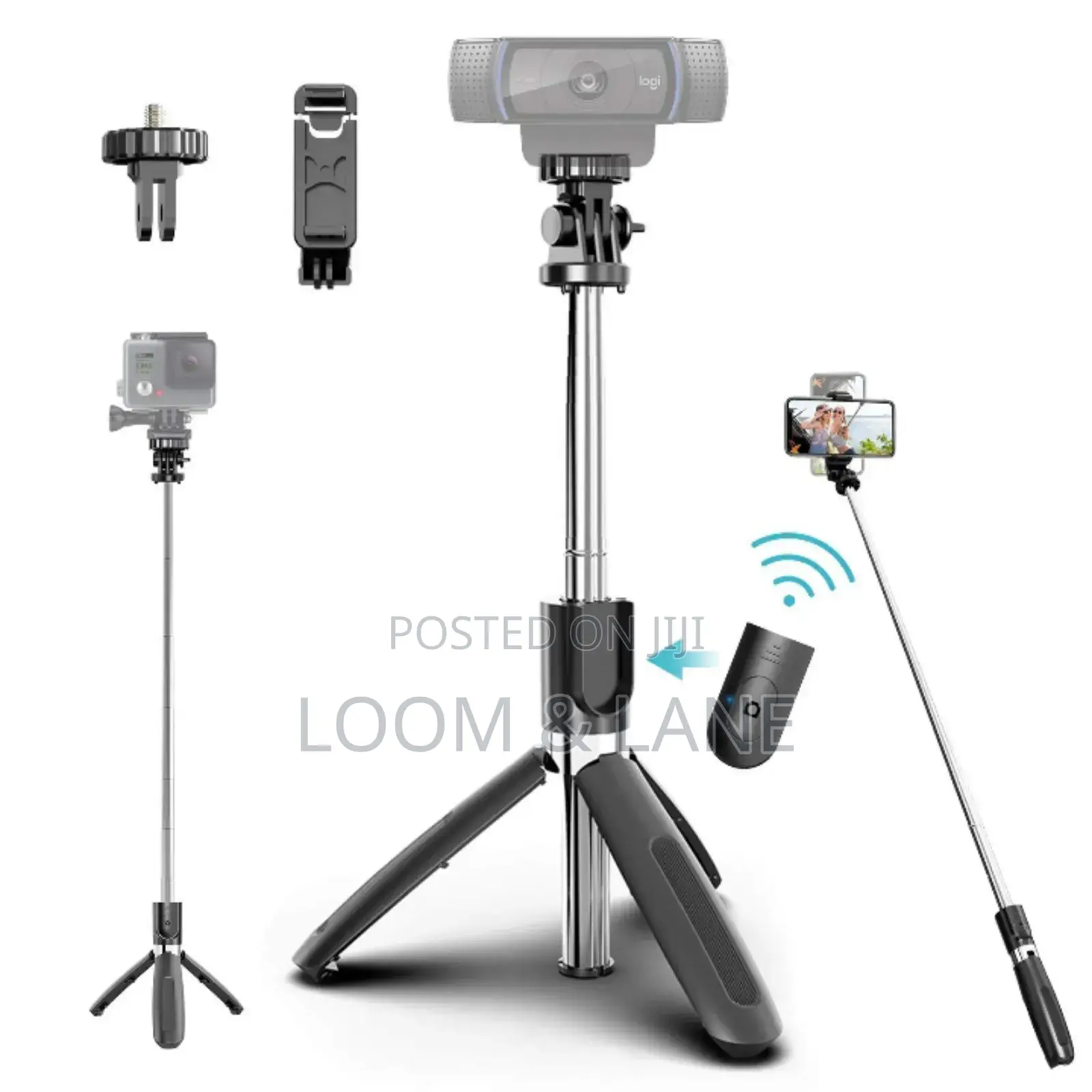 Multifunction Wireless Selfie Stick