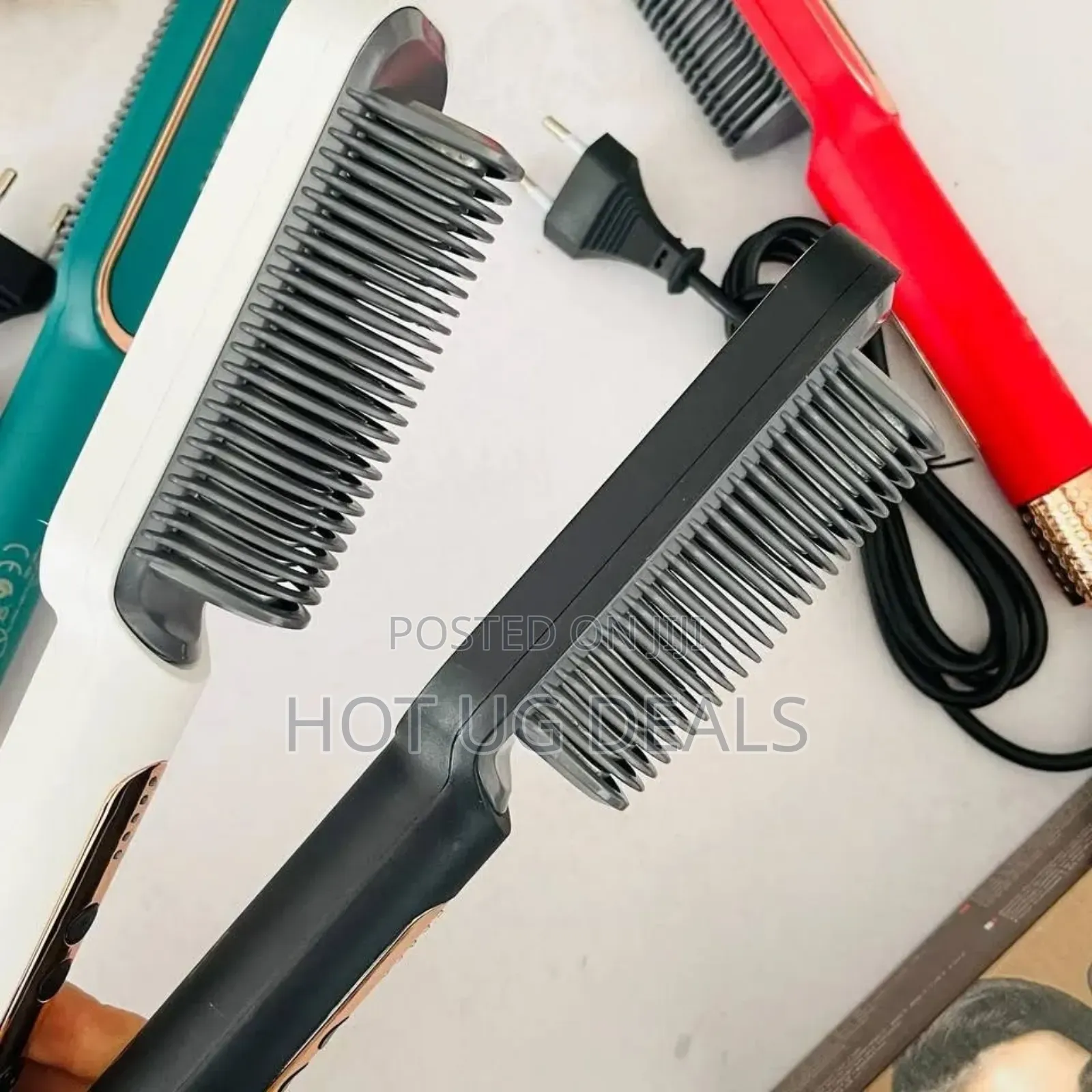 2 In 1 Hot-air Hair Styling Comb Straightener Hair Brush