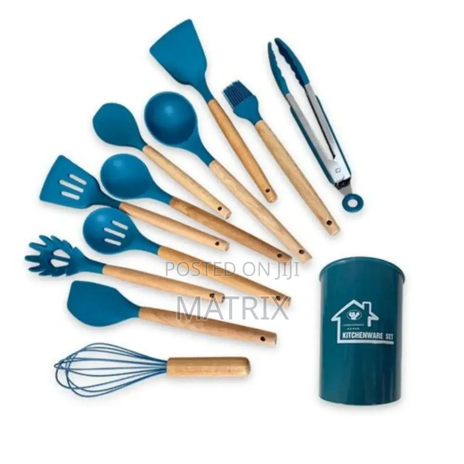 Silicone Kitchenware Cooking Utensils Set Non-Stick Cookware