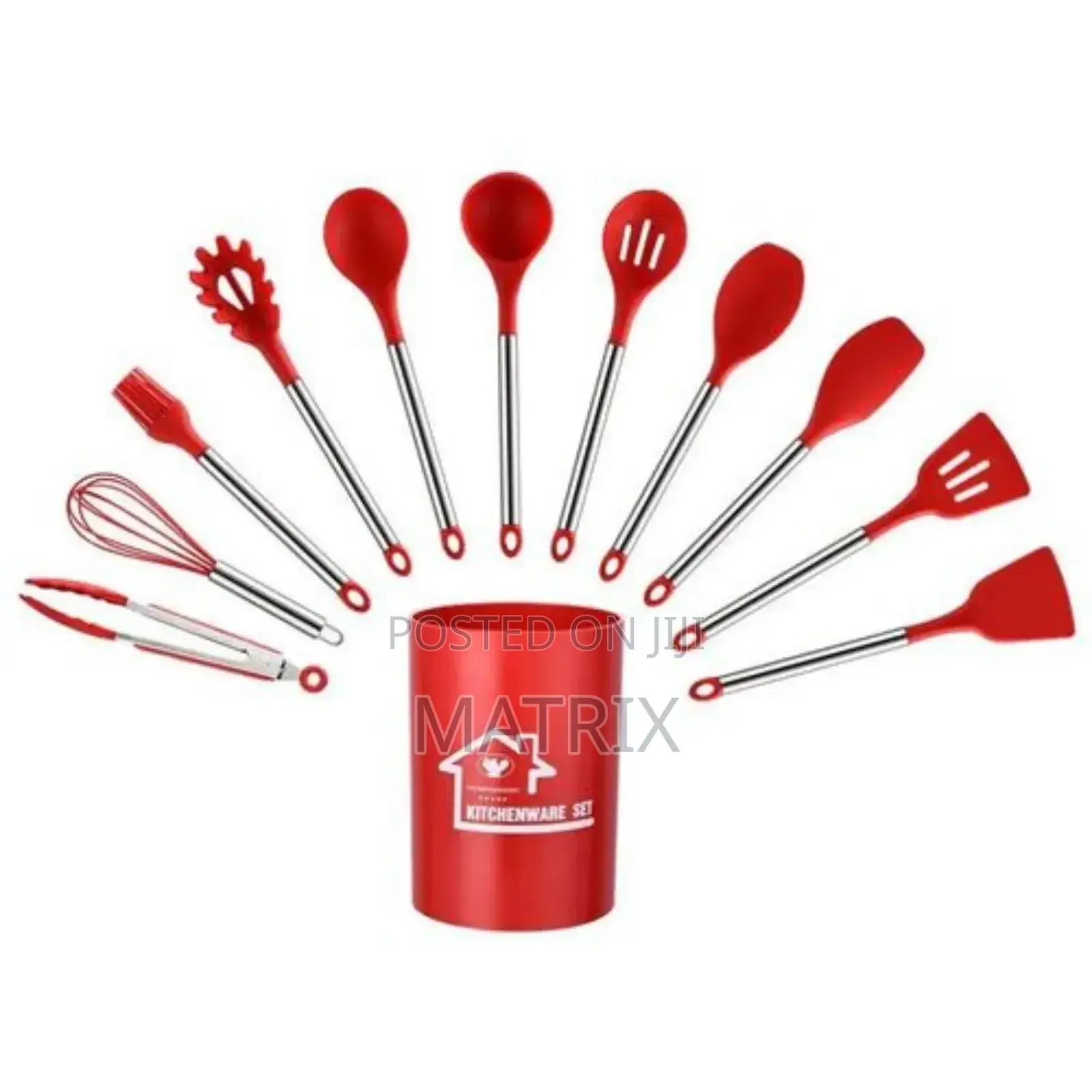 Silicone Kitchenware Cooking Utensils Set Non-Stick Cookware