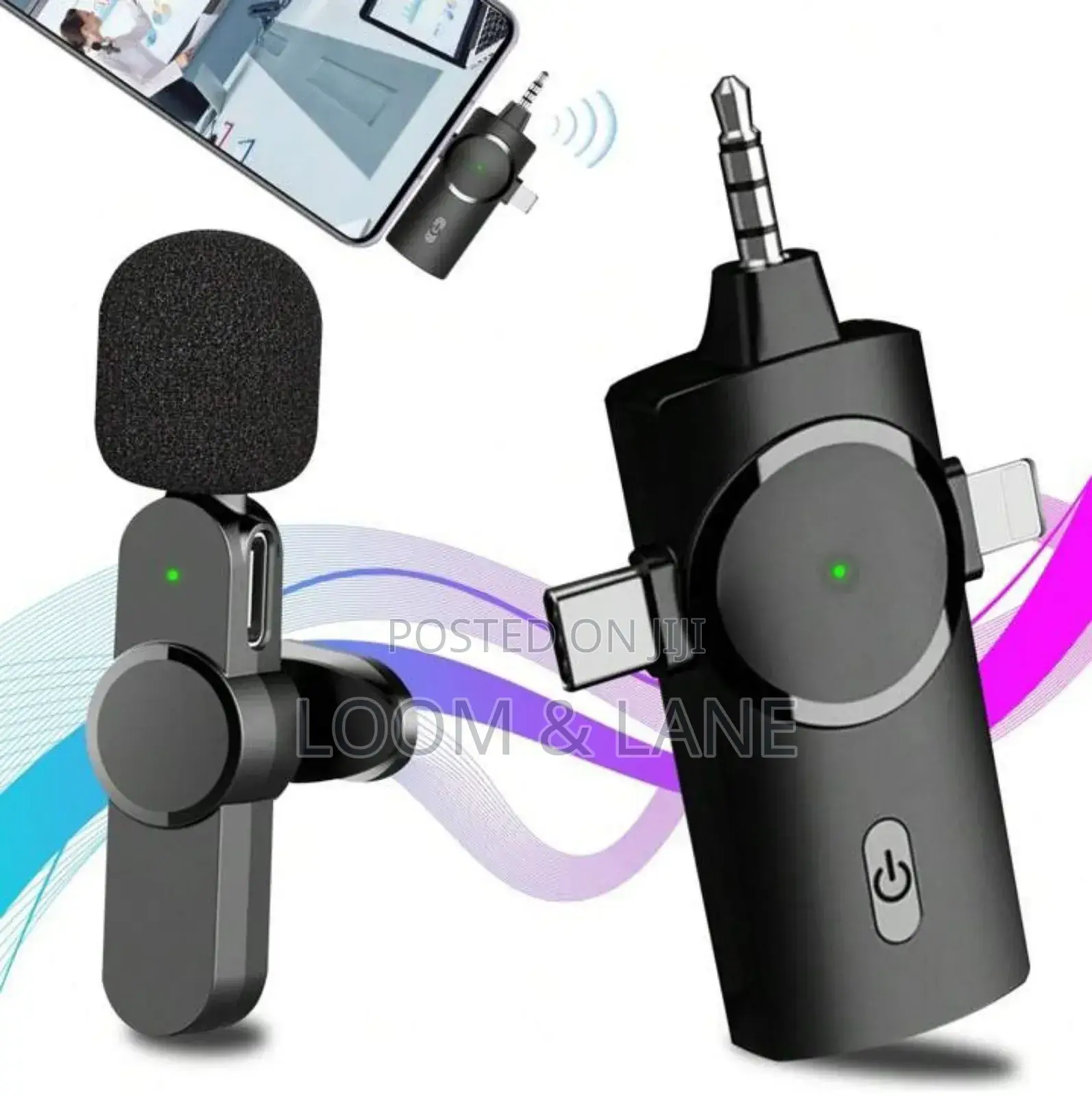 Professional Portable 3 in 1 Wireless Microphone