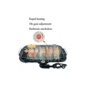 Smokeless Electric Barbecue Grill-Black