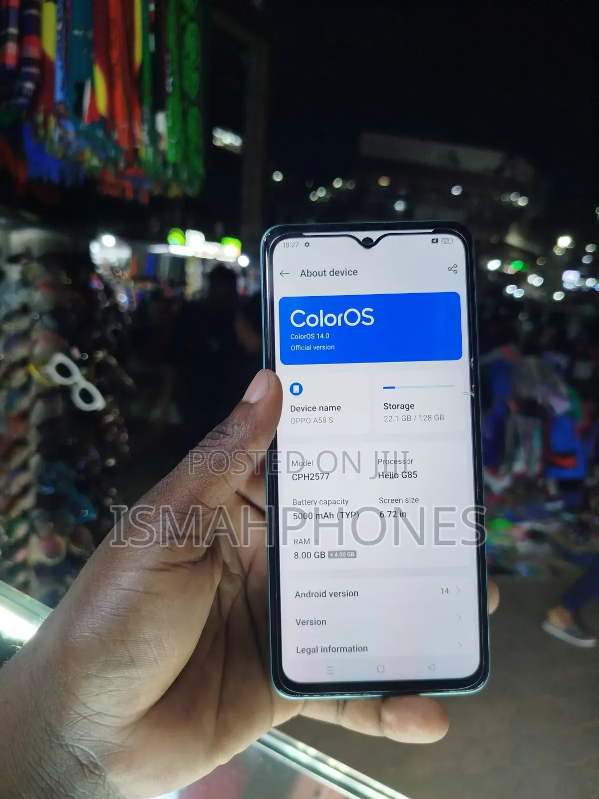Oppo A58 128 GB Green