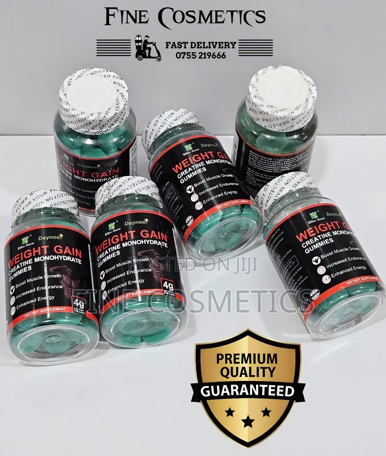 Weight Gain Gummies | Unisex Creatine Muscle Mass Building.