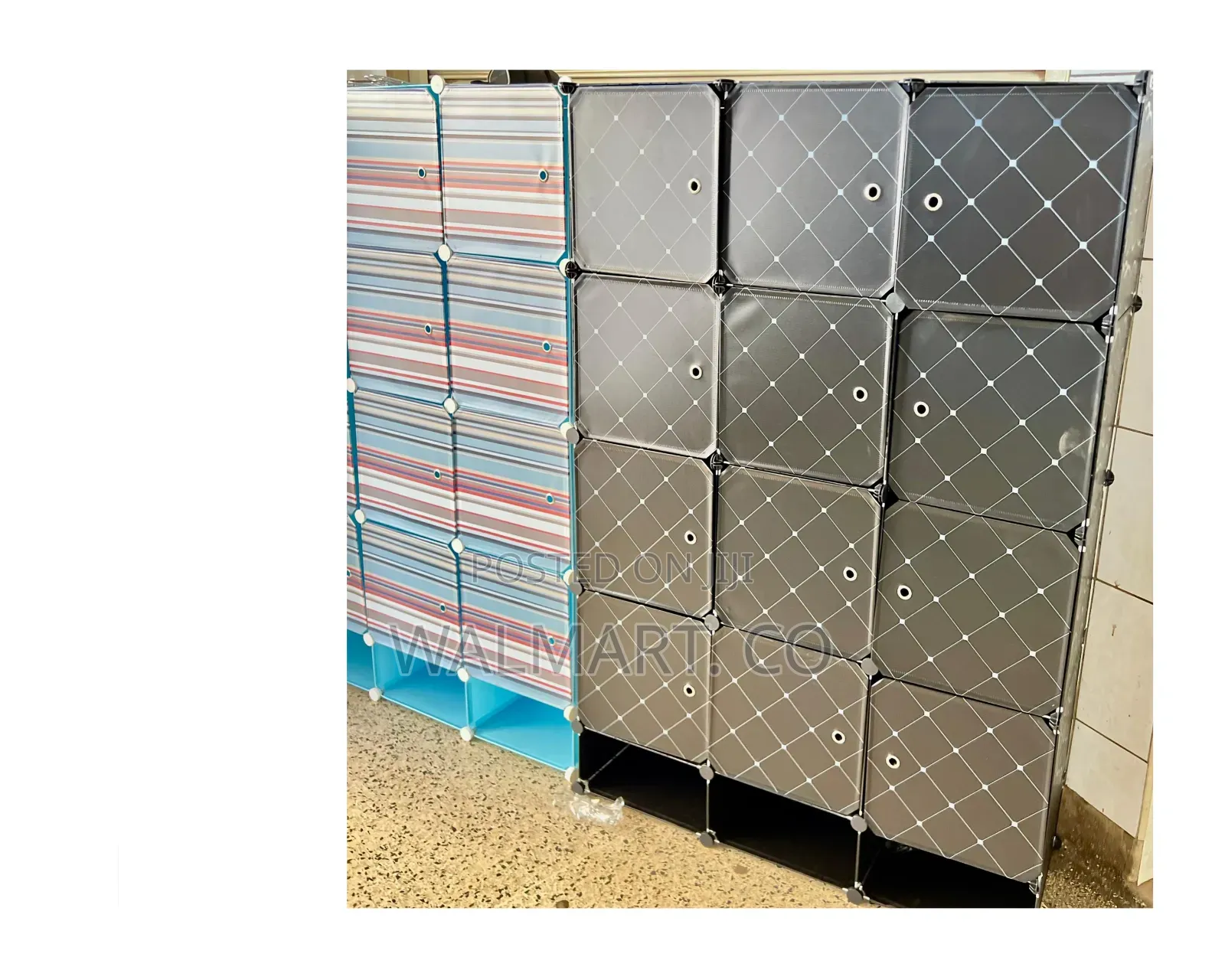 3 Column Plastic Wardrobe