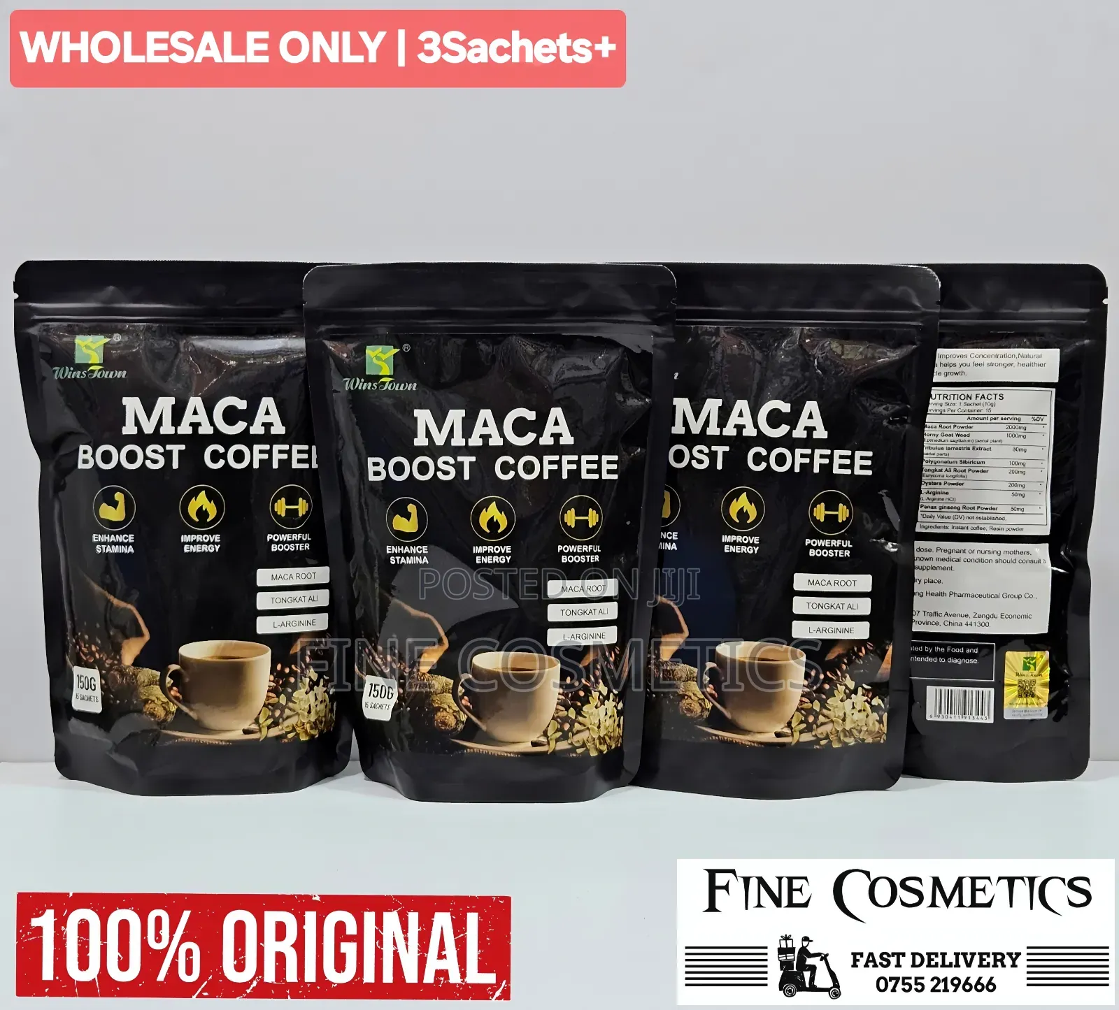Wholesale Only Maca Root Manpower Energy Booster Stamina Tea