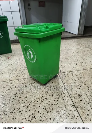 Photo - 50ltrs Plastic Dustbins Dust Bins Brand New
