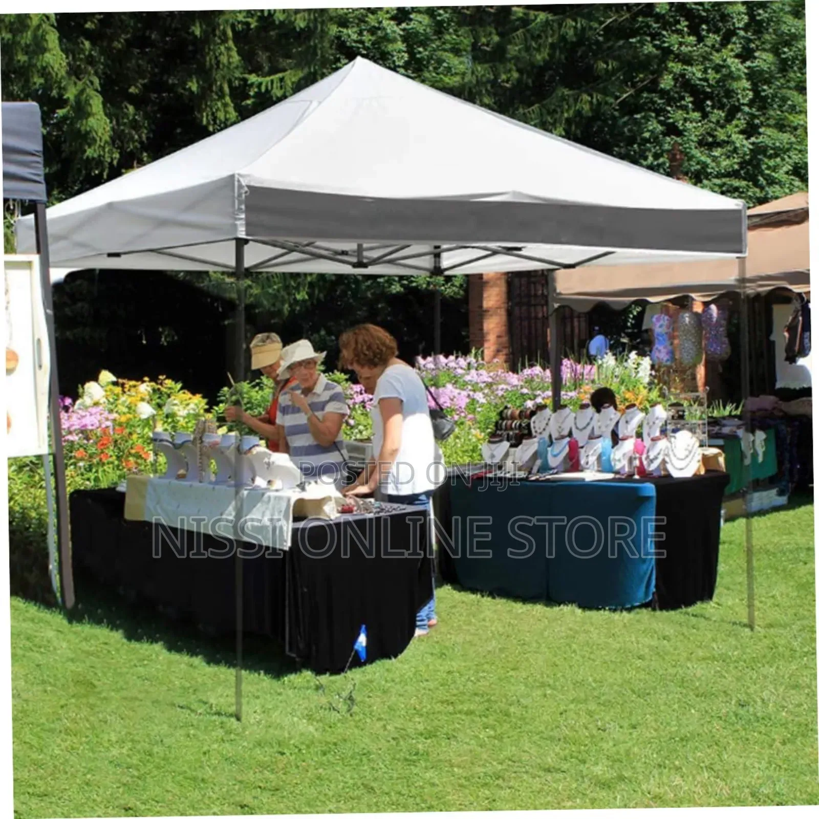 3×3 Foldable Tents With Side Flaps