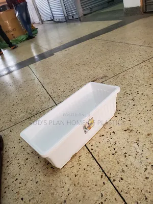 Photo - Small Rectangular Plastic Flower Pots