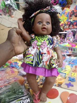 20cm Reborn Baby Doll With Curly Hair
