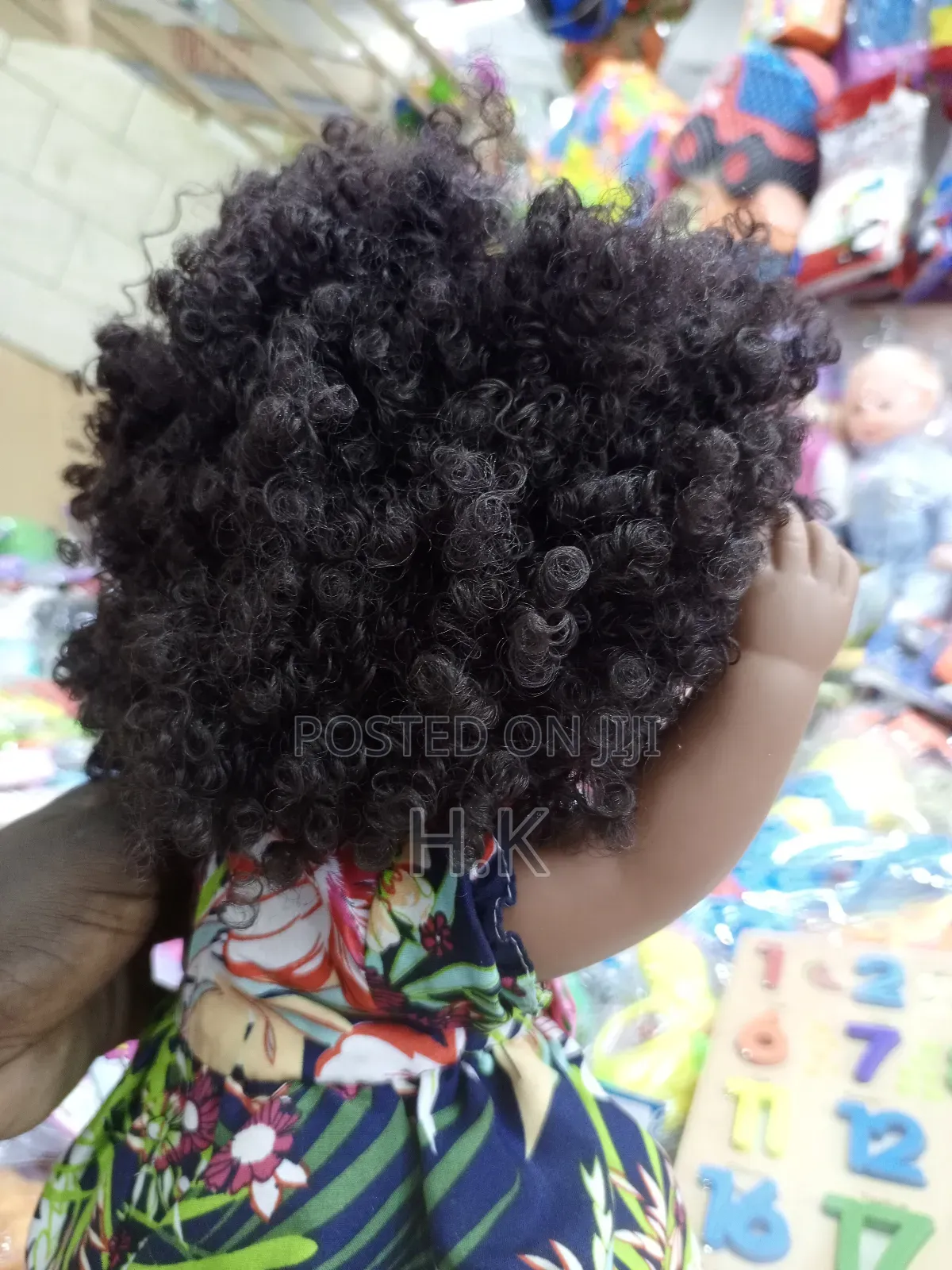 20cm Reborn Baby Doll With Curly Hair
