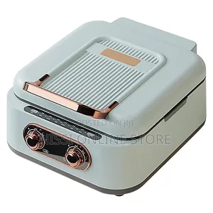 Smokeless Indoor Grill With Double Frying Plate