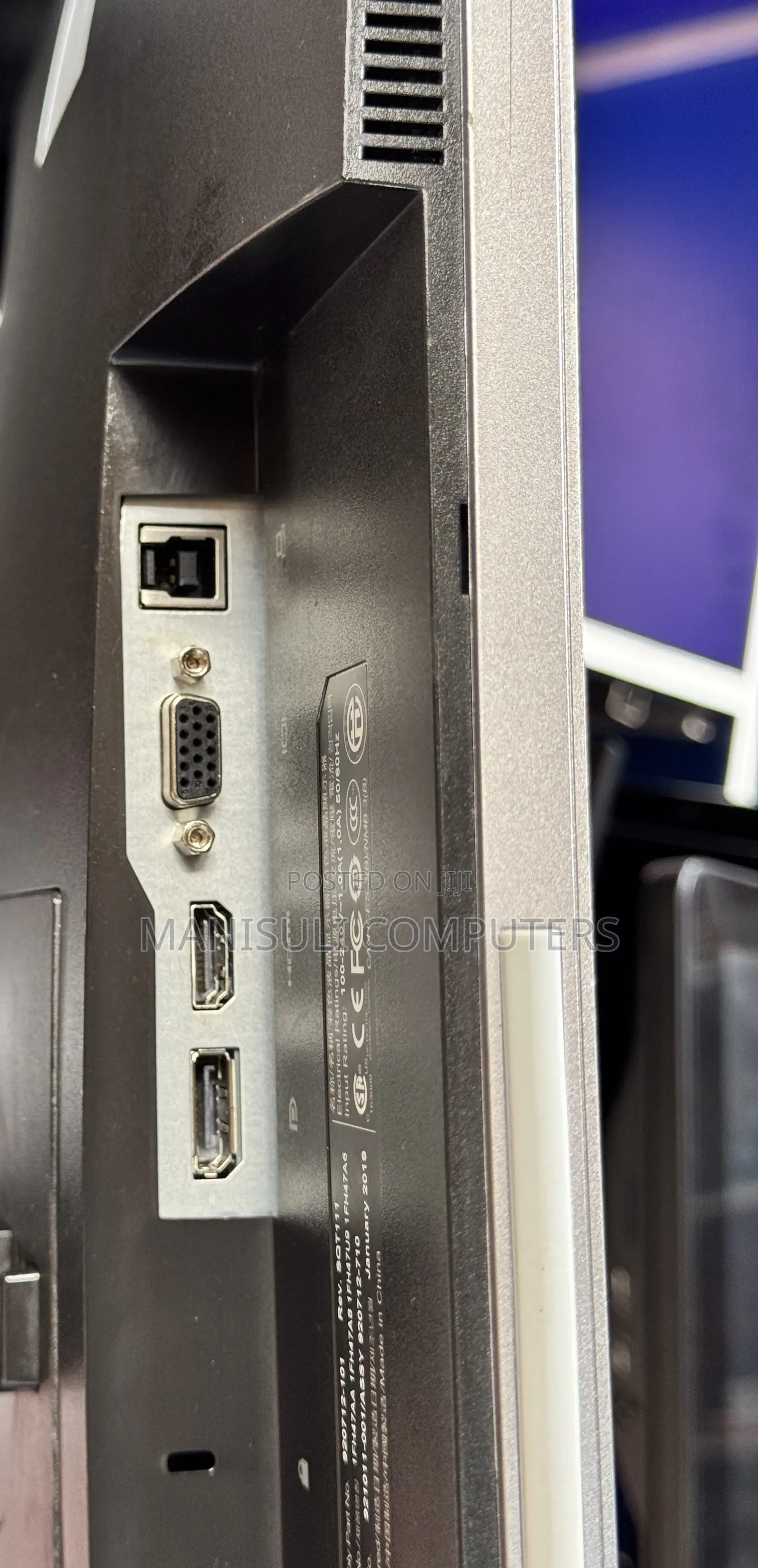 Gaming Monitor Hp 24 Inch Screen Ips Vga Hdmi Display 