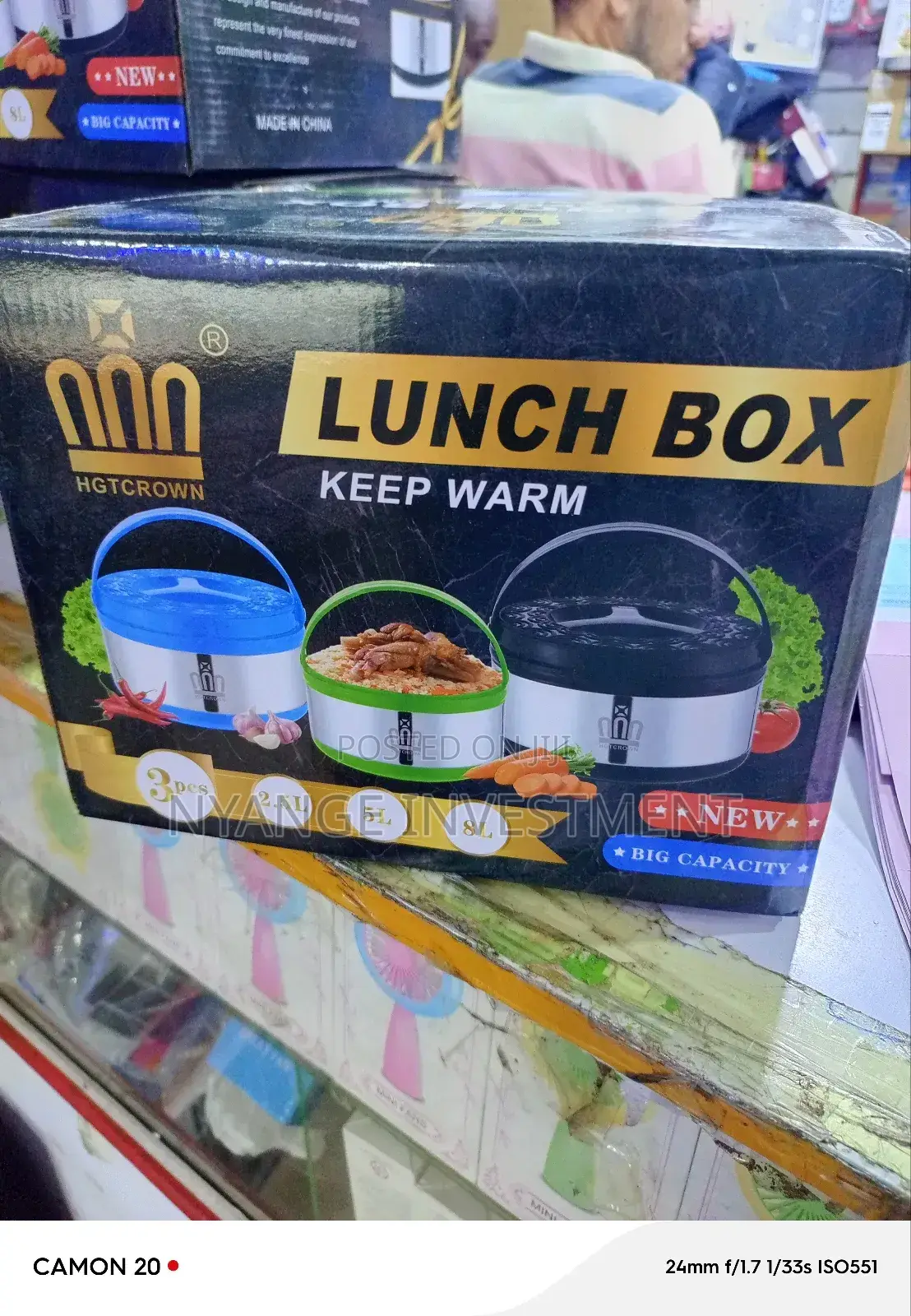 Lunch Box. Keep Warm 2.5l/5l/8l Collection.