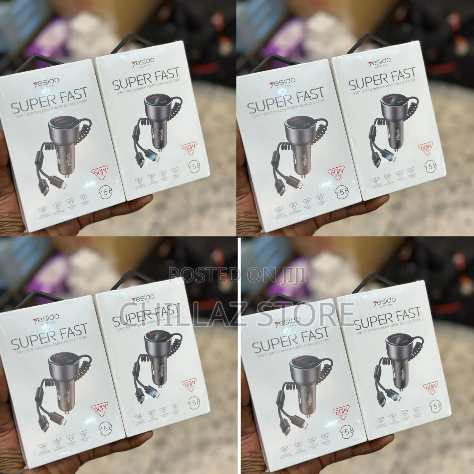 Yesido Super Fast Car Charger.
