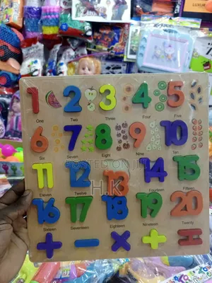 Photo - Wooden Number Puzzle