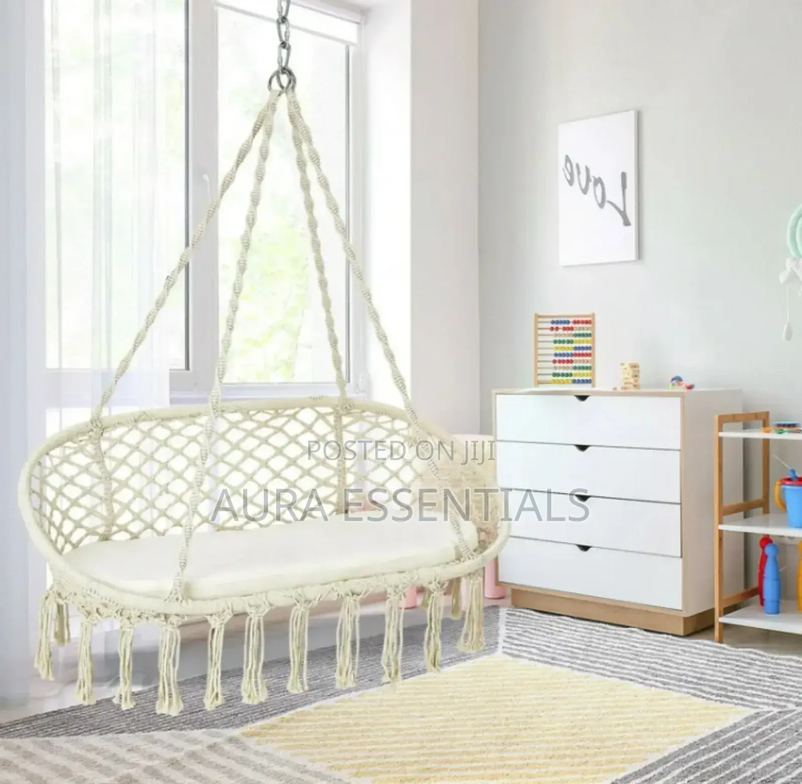 Drevy Hammock Chair Hanging Swing Bench