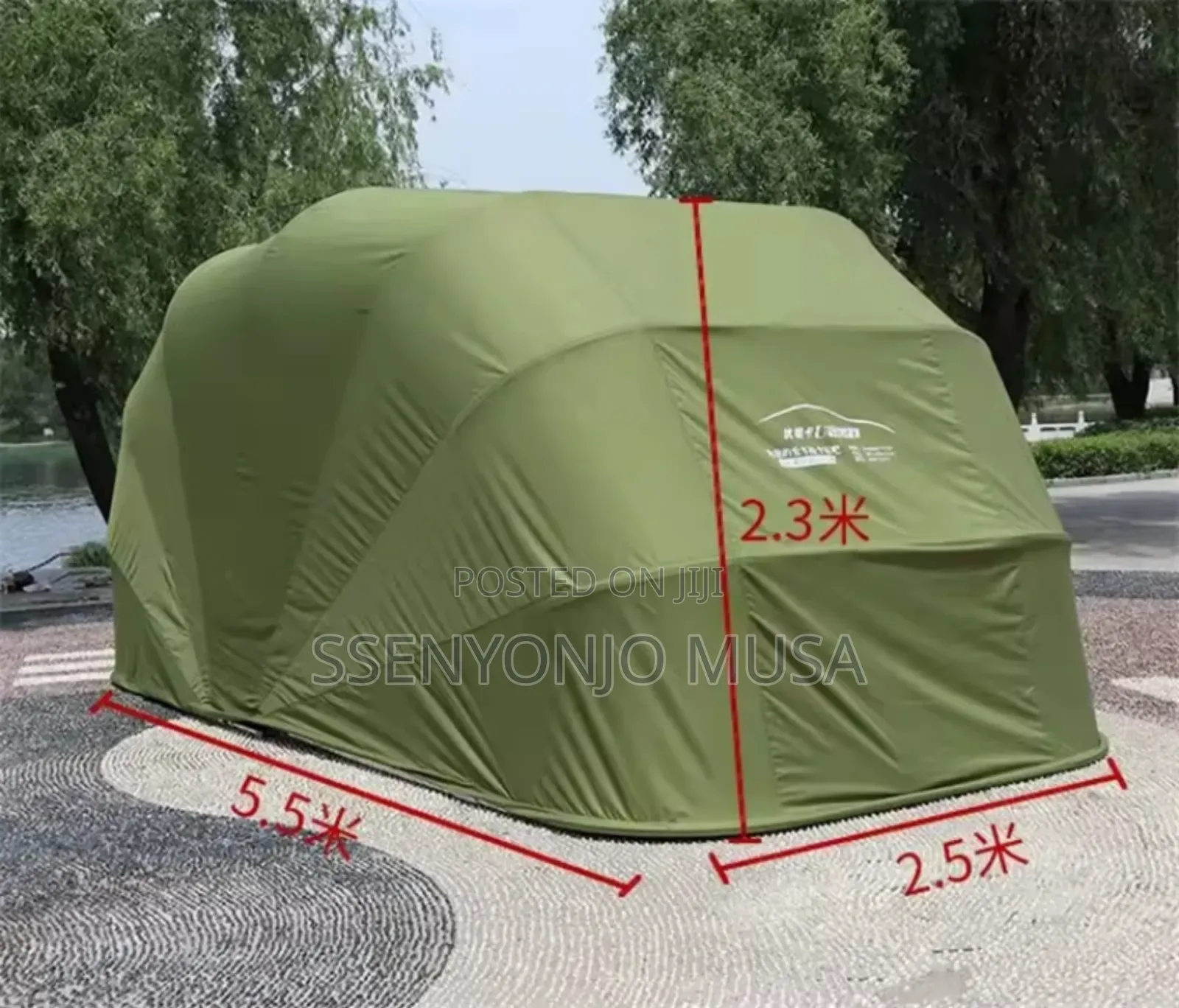 Heavy Duty Carport - Stainless Steel Frame, Foldable