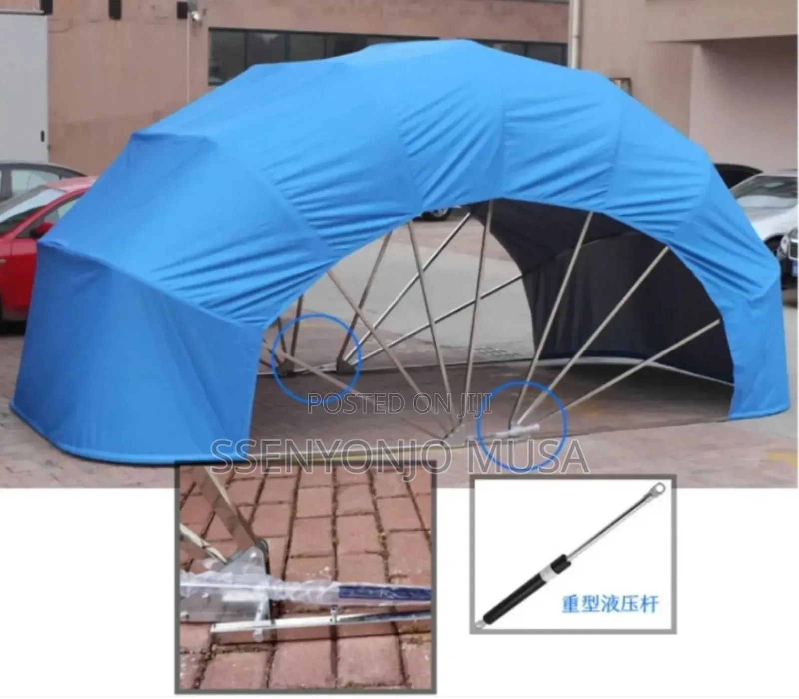 Heavy Duty Carport - Stainless Steel Frame, Foldable