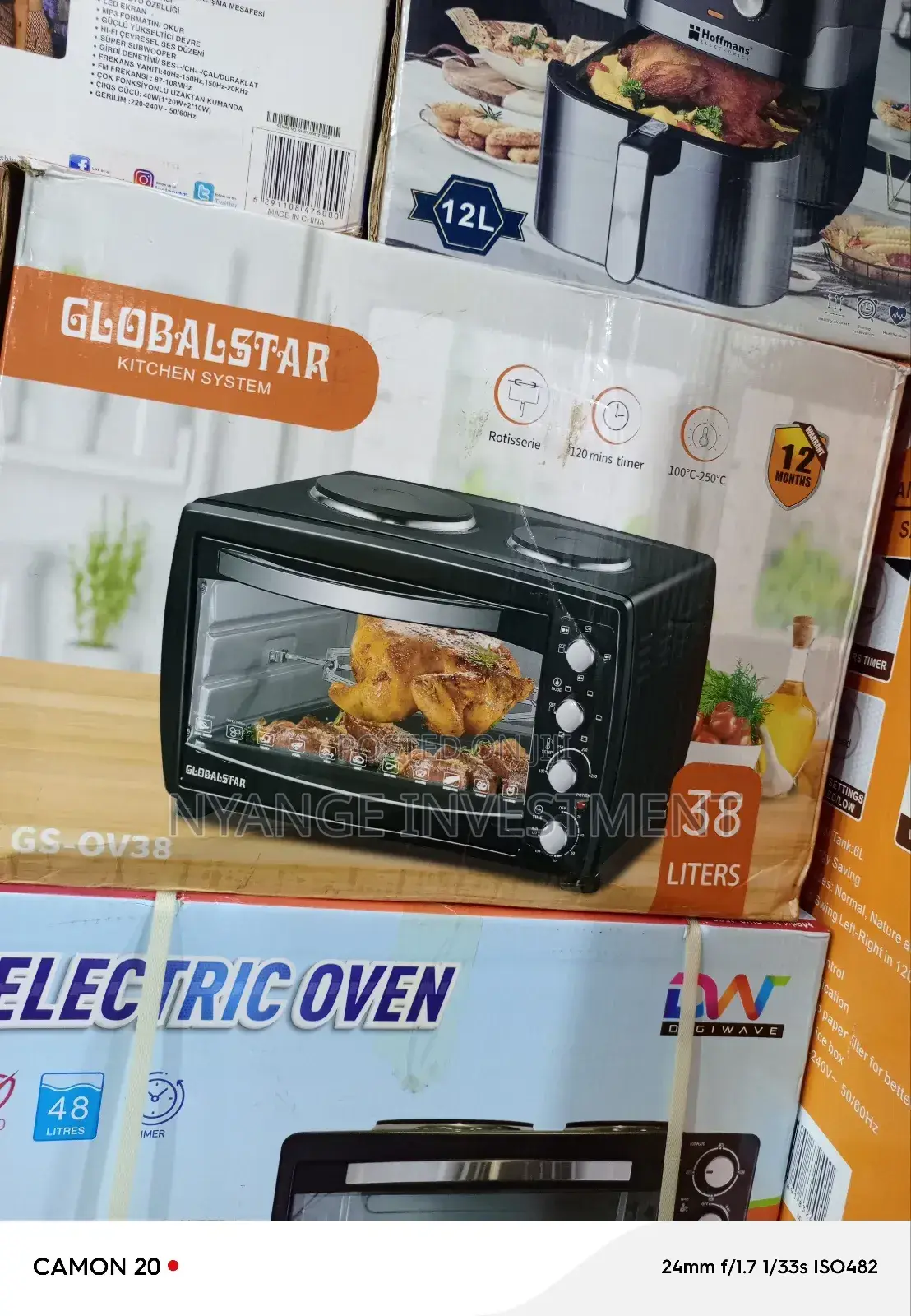 Electric Oven 38l . Global Star Electric Oven 38l .