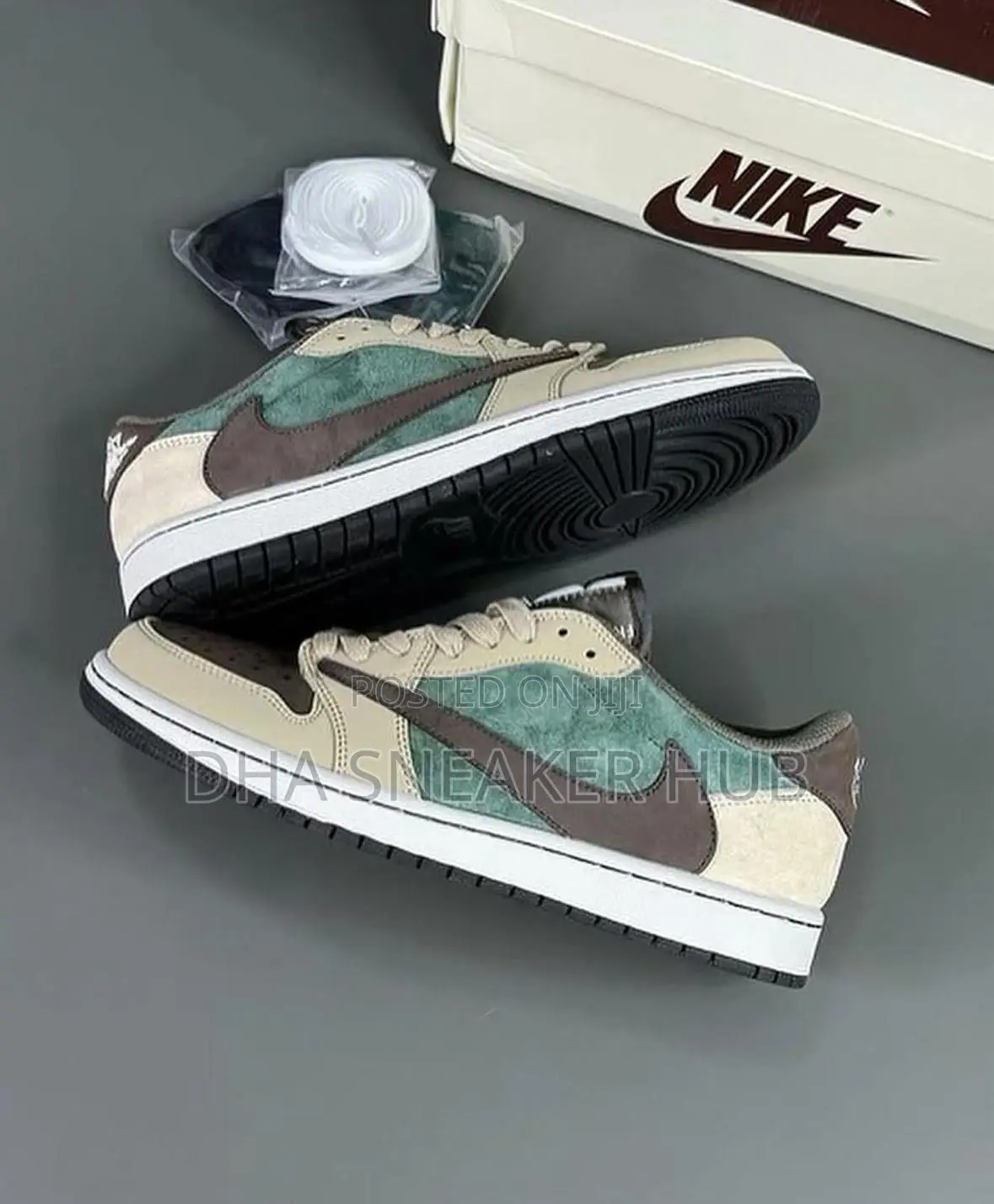 Air Jordan 1 Low Green Brown Cream Cactus