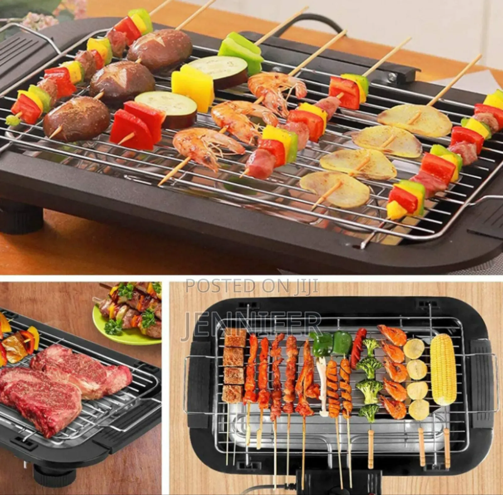 Non-Stick Electric Barbecue Grill