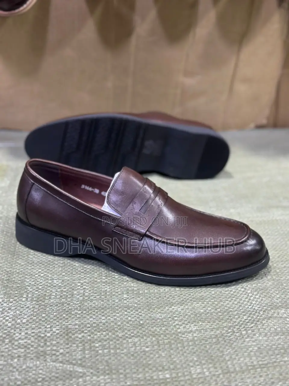 Office Shoes/Formal Shoes Leather Brown Smooth Low Sole