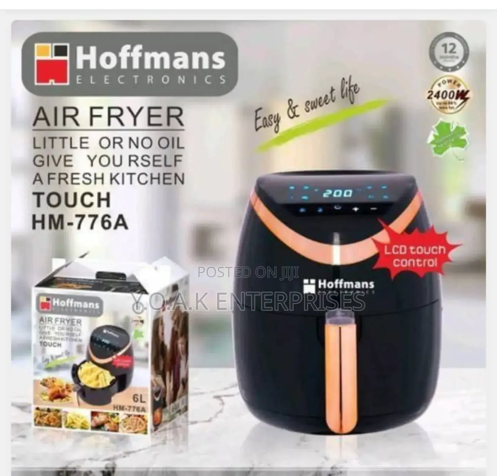 Hoffman Air Fryer Hm-- 776a