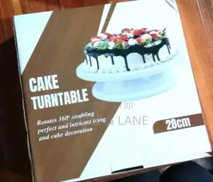 Plastic Cake Plate Turnable