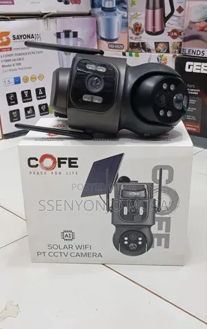 Cofe 4mp Solar Wifi Pt CCTV Camera - Cf-W-Ptsl07-Dl