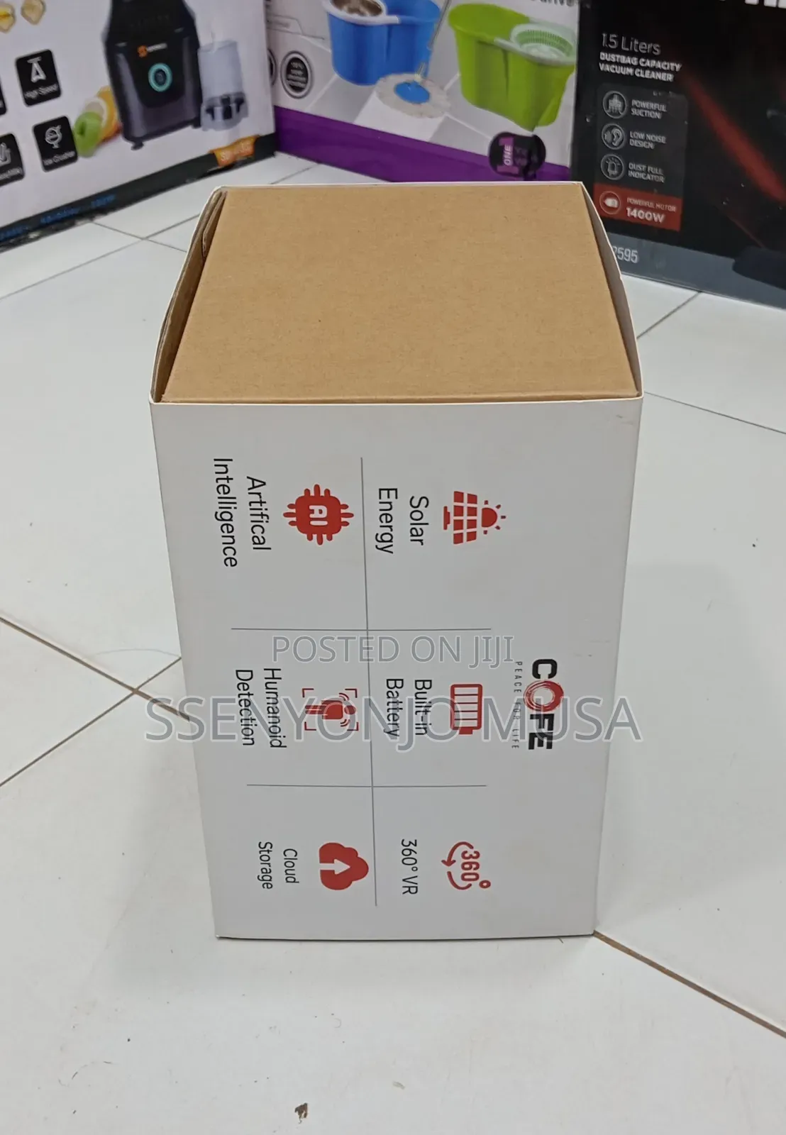 Cofe 4mp Solar Wifi Pt CCTV Camera - Cf-W-Ptsl07-Dl